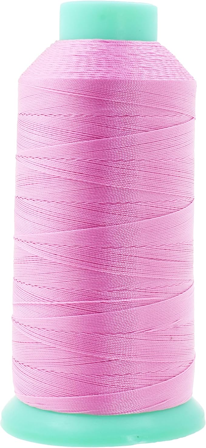 Mandala Crafts Bonded Nylon Thread Pink Heavy Duty Sewing Threads by MandalaCrafts