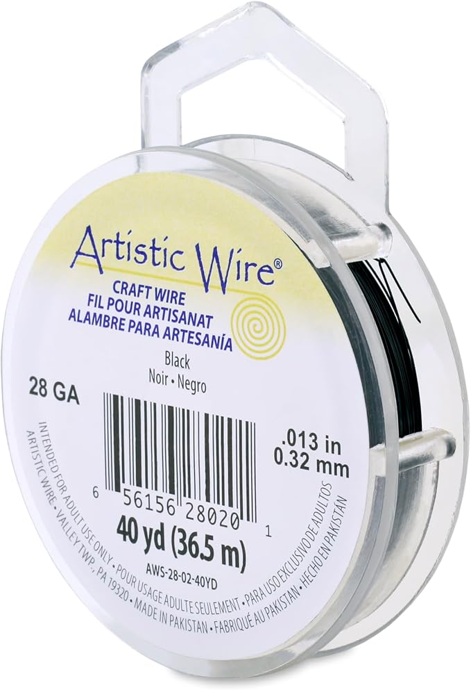 Artistic Wire, 28 Gauge Tarnish Resistant Colored Copper Craft Wire, 40 yd by Unknown