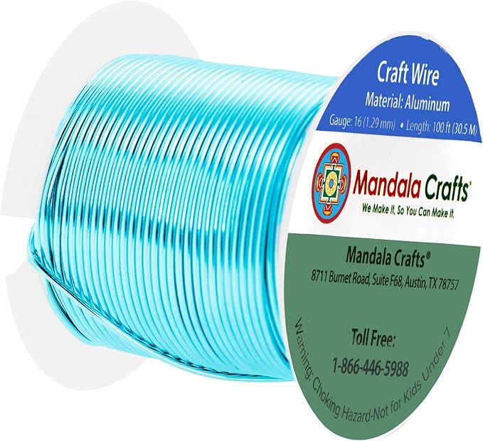 Mandala Crafts 16 Gauge Anodized Aluminum Craft Wire - Image 2