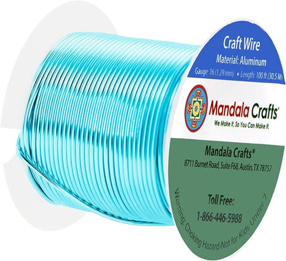 Mandala Crafts 16 Gauge Anodized Aluminum Craft Wire - Image 2