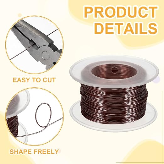 uxcell 20 Gauge / 0.8mm Anodized Aluminum Wire - Image 3