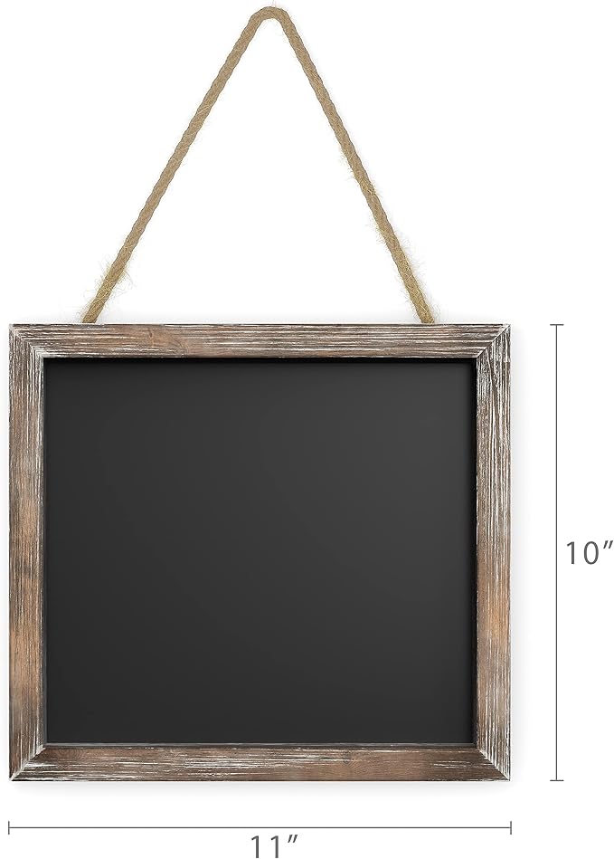 Barnyard Designs Magnetic Hanging Chalkboard Sign – Rustic Decorative Display - Image 6