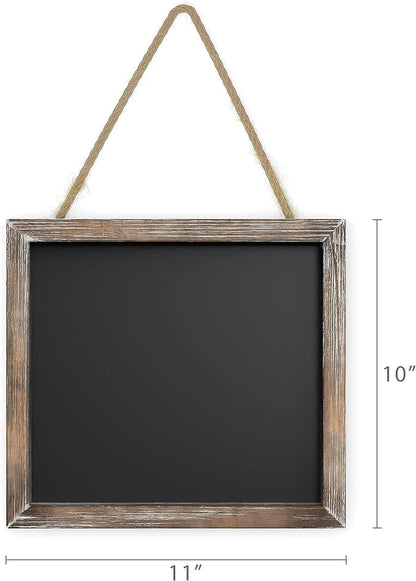 Barnyard Designs Magnetic Hanging Chalkboard Sign – Rustic Decorative Display - Image 3
