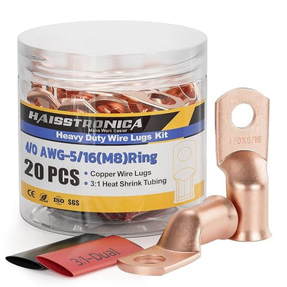 haisstronica 10pcs 4/0 AWG by HAISSTRONICA