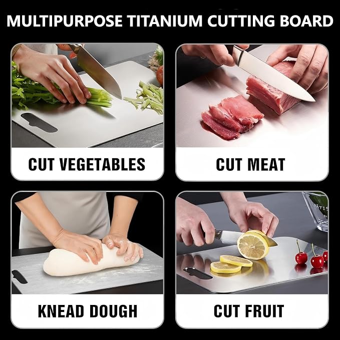 Titanium Cutting Board, Double Sided 2025 New Titanium Cutting Boards - Image 3