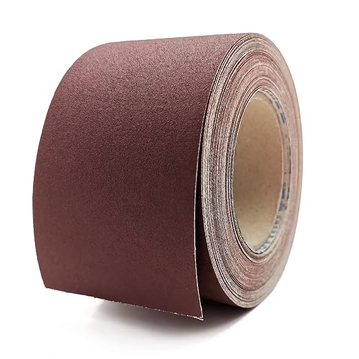 320 Grit Sandpaper Roll, 3 Inch x 49 Feet Emery Cloth Roll Aluminum Oxide by XHKDSYMC