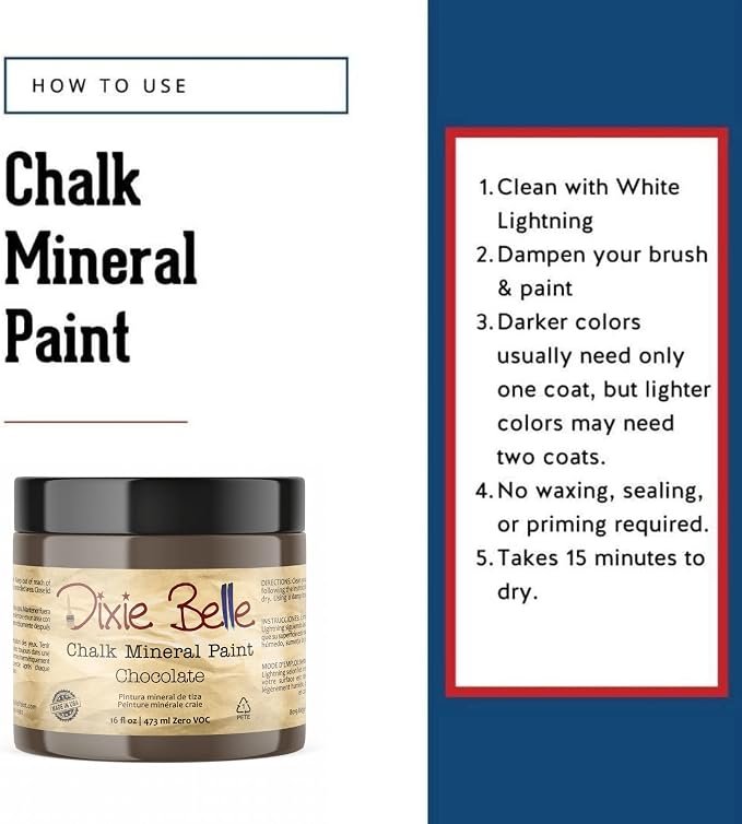 Dixie Belle Paint Company Chalk Finish Furniture Paint - Image 3
