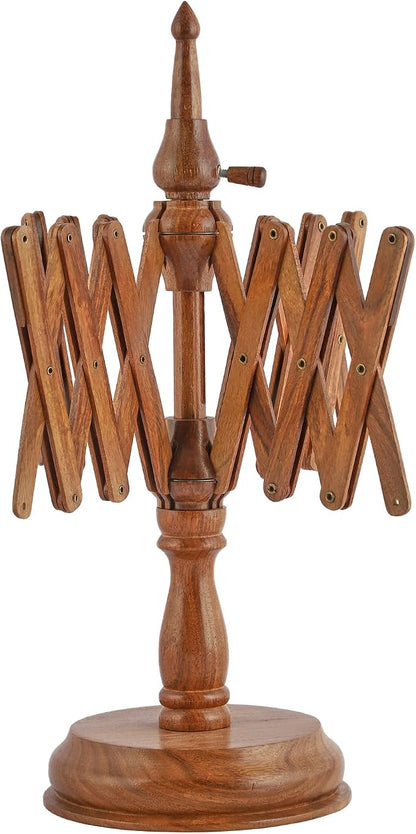 Bhartiya Handicrafts Rosewood Yarn Winder & Swift Combo | Large Capacity 10 Oz - Image 5