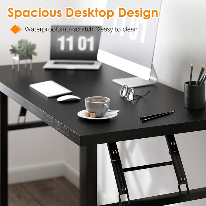 Need Folding Desk, 54 inch Large Computer Desk - Image 5