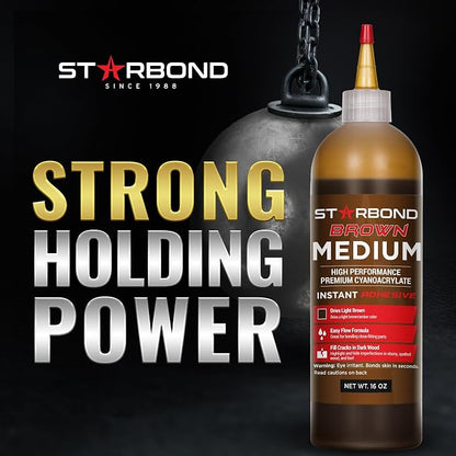 Premium Grade Cyanoacrylate Super Glue by STARBOND - 16 OZ Complete Refill KIT - Image 3