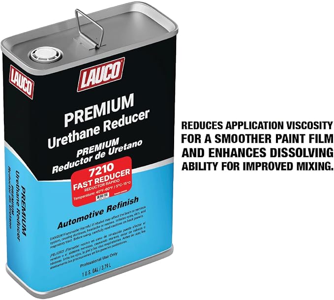LAUCO Fast Urethane Grade Reducer, 1 Gallon, High-Performance Solvent Thinner - Image 4