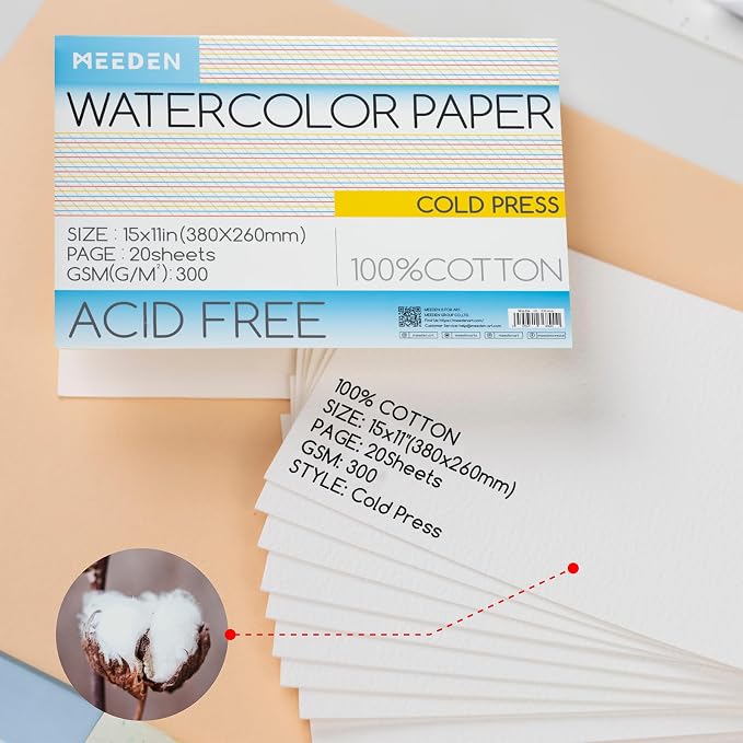 MEEDEN Watercolor Paper Block - Image 2