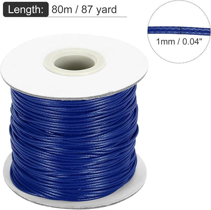 MECCANIXITY Waxed Cord 1mm Waxed Thread 87 Yard Wax String Leather Cord - Image 2