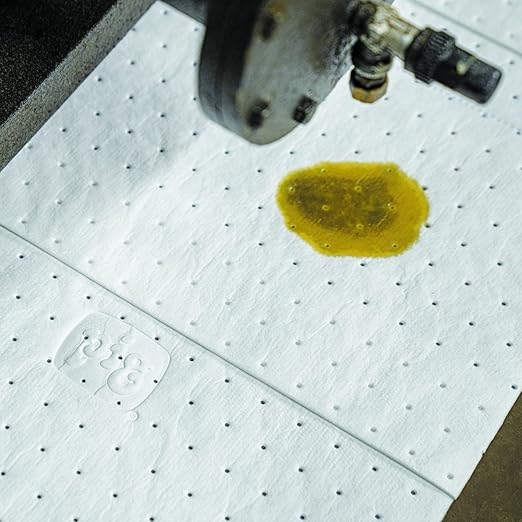 PIG Oil Absorbing Mat Pad in Dispenser Box Absorbs Oil and Fuel Repels Water - Image 5