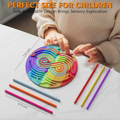 Sensory Activity Board for Kids Toddler Boys, Sensory Fidget Toys for Stress - Image 6