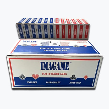 Plastic Playing Cards, Poker Size, Excellent Quality, Jumbo Index, Waterproof & - Image 3