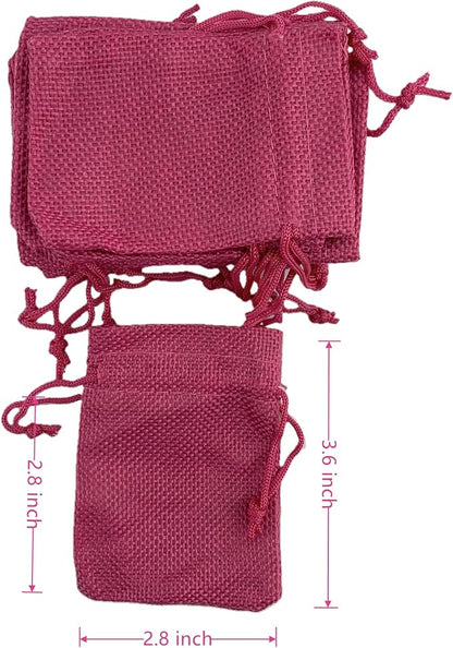 Palmhomee Pack of 25 Burlap Gift Bags - Image 3