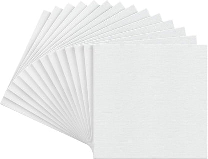 ARTEZA Canvases for Painting, 10 x 10 Inches, Square Blank Art Canvas Boards - Image 2