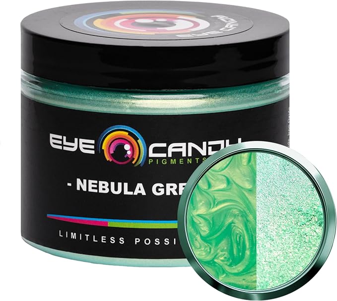 Eye Candy Premium Green Mica Powder Pigments | Multipurpose DIY Arts and Crafts by EyeCandyPigments