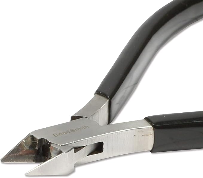 The Beadsmith Side Cutter – Extra Fine Tips – 4.5 inches – PVC Grip Handle - Image 4