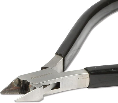 The Beadsmith Side Cutter – Extra Fine Tips – 4.5 inches – PVC Grip Handle - Image 4