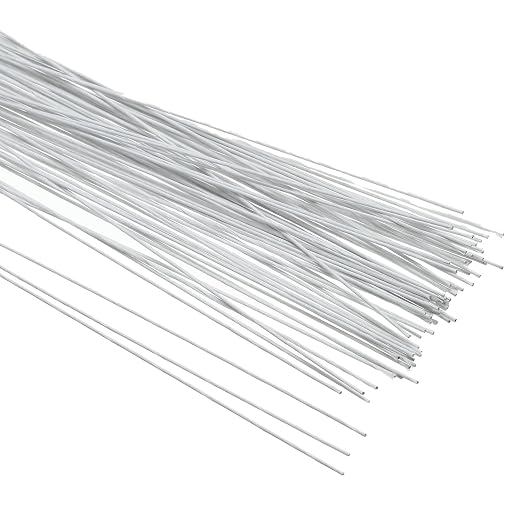 PATIKIL 24 Gauge 16" Floral Stem Wire - Image 4