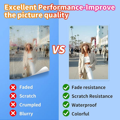 Uinkit 4Mil Thicker Single-Sided Self-Adhesive Laminating Sheets, Office & Home - Image 6