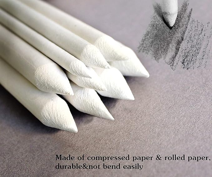 43 PCS Blending Stumps and Tortillions Paper Art Blenders Sketch Drawing Tools - Image 2