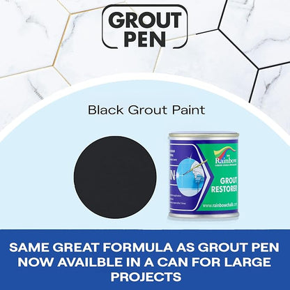 Grout Pen Black Grout Paint: Waterproof Tile Paint Grout Refresh Restorer - Image 8