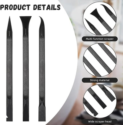 Minatee 18 Pieces Non-scratch Plastic Scraper Tool Multi-purpose Carbon Fiber - Image 3