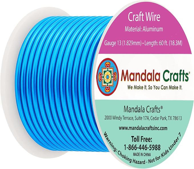 Mandala Crafts 13 Gauge Anodized Aluminum Craft Wire - Image 2
