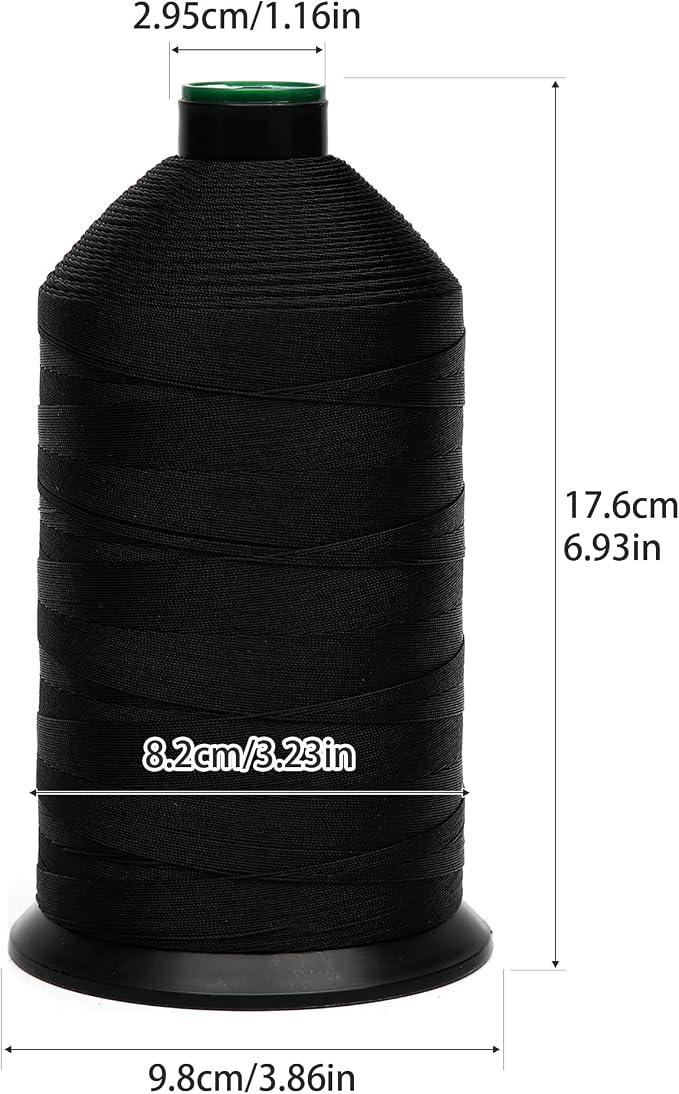 Extra Strong Bonded Nylon Thread #138 Tex135 – 16 OZ, Versatile Stitching - Image 2
