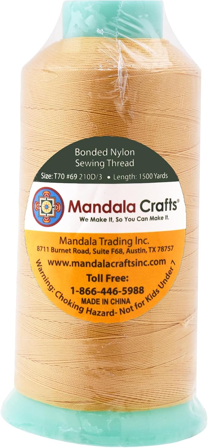 Mandala Crafts Bonded Nylon Heavy Duty Sewing Threads - Image 3