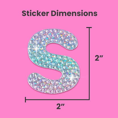 StickerBeans® Rhinestone Alphabet Letter Sticker S - Image 4