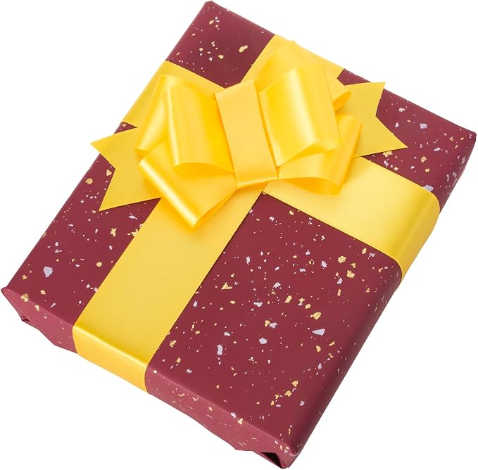 1-1/2 Inch Yellow Ribbon, 50 Yards Craft Polyester Satin Ribbon Perfect - Image 4