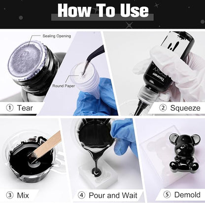 Teexpert Pigment Paste for Epoxy Resin: 3.38oz/100ml Ultra Highly Concentrated - Image 7
