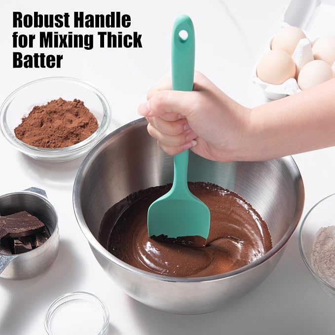 Heat Resistant Silicone Spoon Spatula, Doosu 600°F High Temp Flexible Cooking - Image 5
