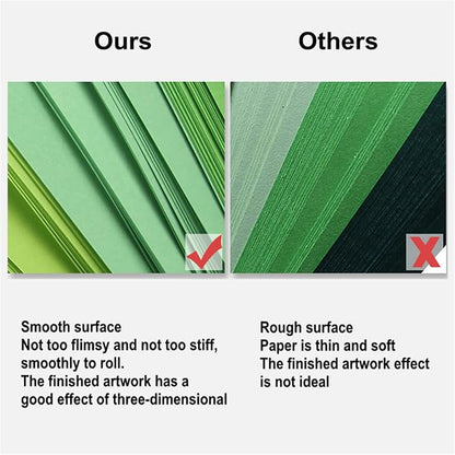 Paper Quilling Kit 3mm/5mm/10mm 1740pcs Quilling Paper Strips Quilling Tool Set - Image 3