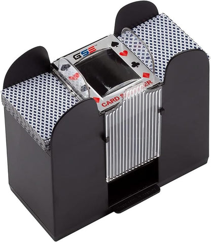 GSE Games & Sports Expert 6-Deck Automatic Card Shuffler, Battery-Operated by GSEGamesSportsExpert