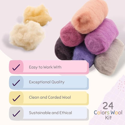 Woolbuddy Felting Wool Kit - Image 5