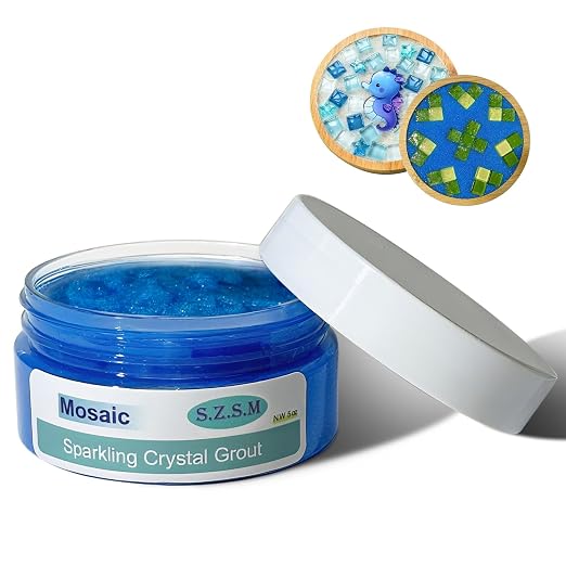 Mosaic Grout for Crafts, Sparkling Colorful Crystal Sealant is Specially by Unknown