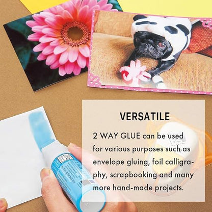 Zig Kuretake 2 Way Glue Stick Pen, Board Tip, 15mm Tip, AP-Certified, Made in - Image 5