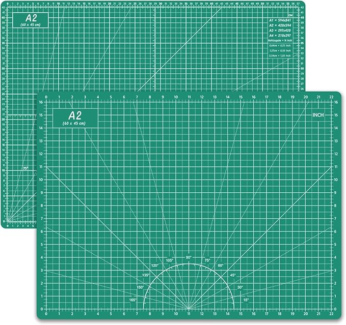 Headley Tools Thickened 18 x 24 Inch Self Healing Sewing Cutting Mat, A2 Rotary by HeadleyTools