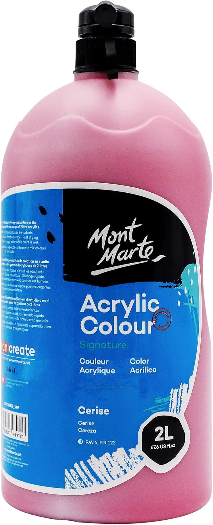 Mont Marte Discovery School Acrylic, 1/2 Gallon. Ideal - Image 7