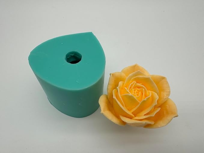 3D Rose Flower Silicone Mold for Epoxy Resin Craft Aroma Gypsum, Handcrafted - Image 9