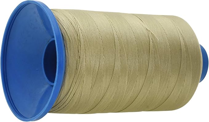 Mandala Crafts Bonded Nylon Thread Beige Heavy Duty Sewing Threads - Image 3