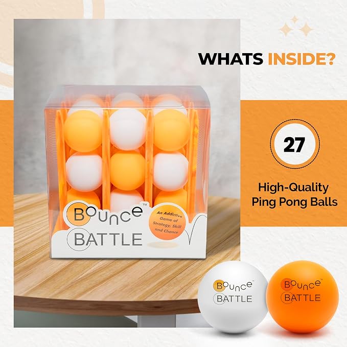 Bounce Battle™ Game Set – Marbled Edition – Fast-Paced Family & Party Game - Image 4