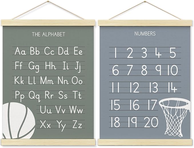BONETAT Numbers alphabet poster by BONETAT
