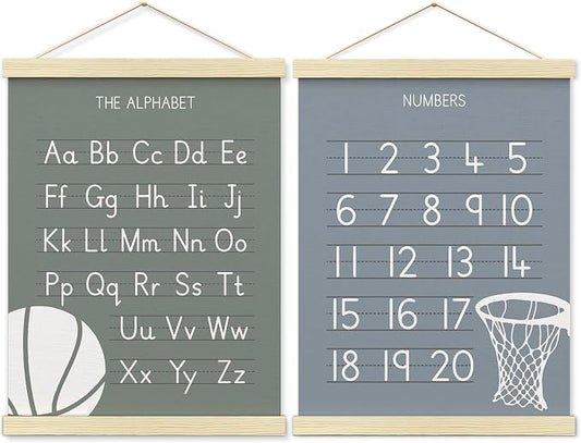 BONETAT Numbers alphabet poster by BONETAT