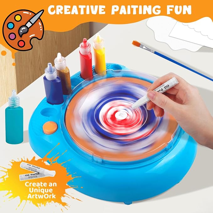 Hewaurorion Paint Spin Art Machine Kit - Image 4